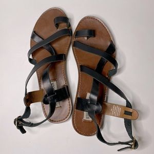 Size 6 Steve Madden Strappy Black Sandals